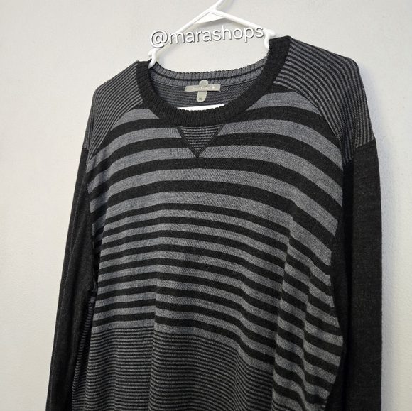 Smartwool Kiva Ridge Striped Crew Sweater Men's - Picture 3 of 6